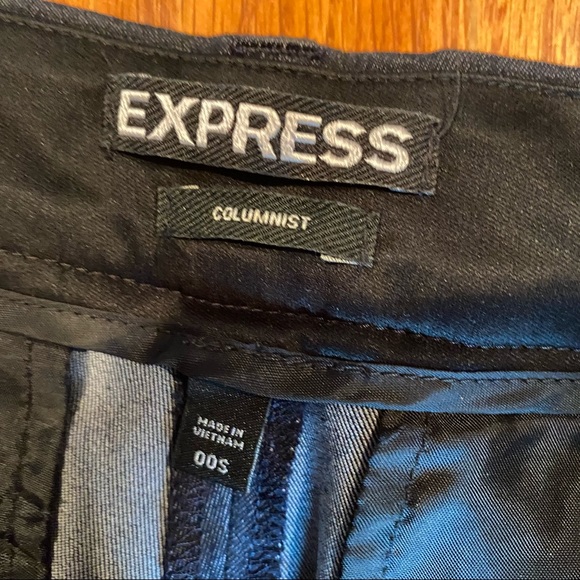 Express Women’s Blk Columnist Pants SZ 00S - Picture 3 of 3